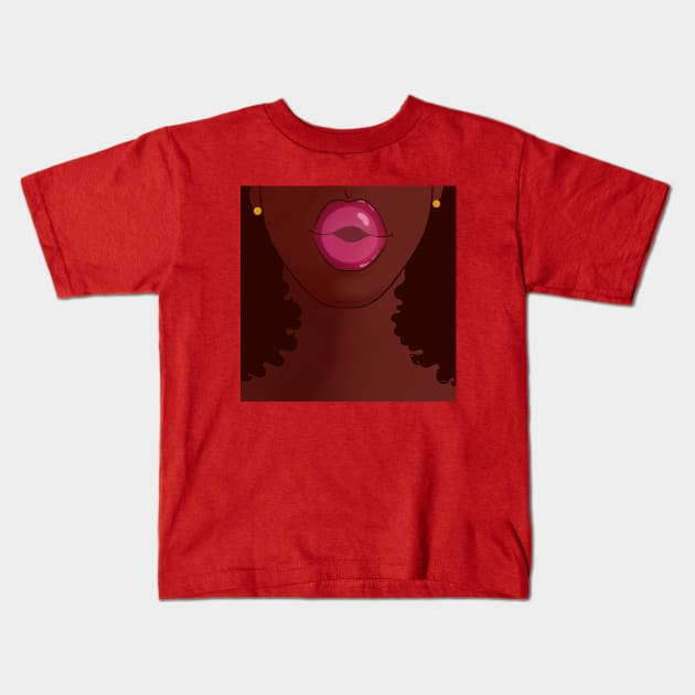 Bubblegum Kisses Kids T-Shirt by S3_Illustration